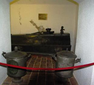 Vorne sollen die Innereien sein