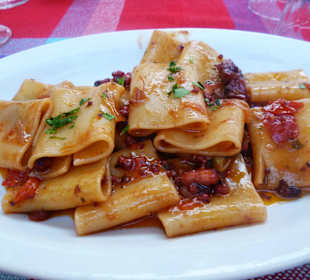 Pacceri con Ragu di Polpo