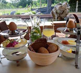 Frühstück am Wasser