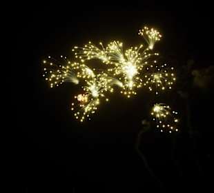 Das Abschlussfeuerwerk im Bild