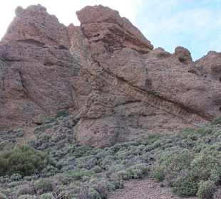 Schöne Gesteinsformation