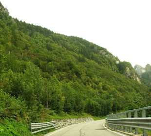 Auffahrt Plöckenpass unterer Bereich