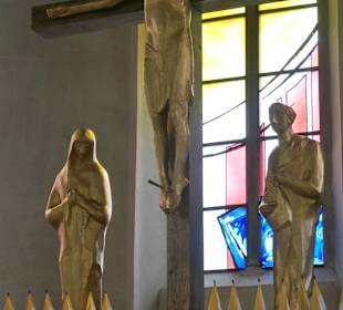 In der Kirche St. Michael und Johannes der Täufer