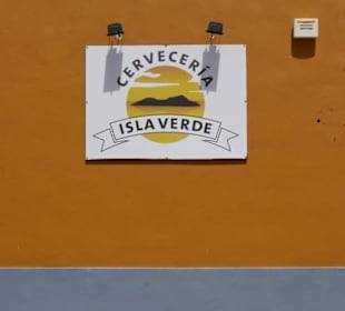 Name der Tapas Bar Cerveceria isla Verde