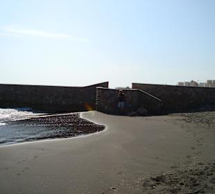 Strand in der Nähe.