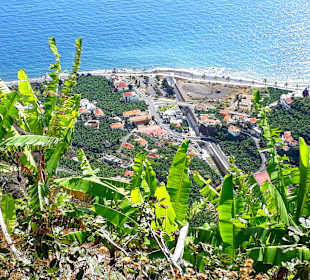 Strand Ponta do Sol von oben