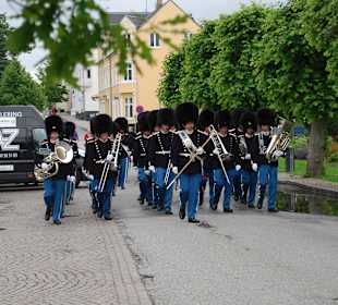 Musikkapelle im Anmarsch