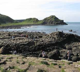 Giant's Causeway an der Küste Nordirlands