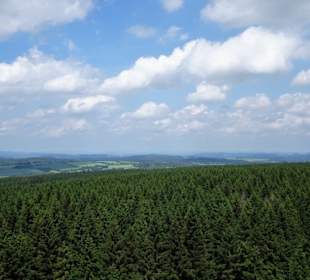 Blick vom Altvaterturm