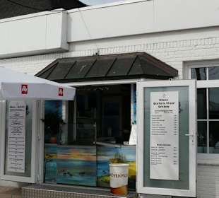 Shops and Restaurants at Sea Front in Dahme