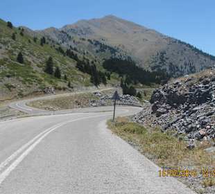 Endlich hier fährt man wieder Berg unter