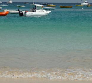 Blick zum Fischersteg in Santa Maria