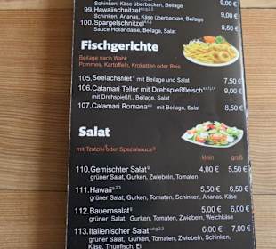 Speisenangebot / Flyer