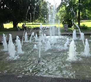 Bassins mit Sprudler im Oberen Schlossgarten 