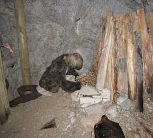 Darstellung von Bergleuten