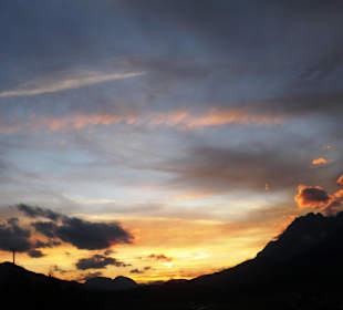 Sonnenuntergang in St. Johann / Tirol