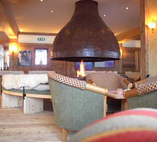 Offener Kamin im Gastraum