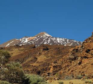 De subida al Teide