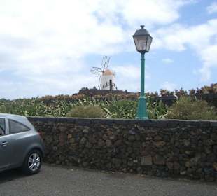 Parkplatz vor dem Garten