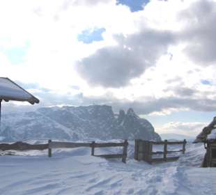 Ausblicke im Skigebiet Seiser Alm