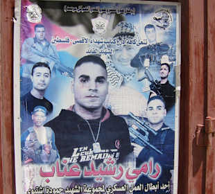 Märtyrer Friedhof in Nablus