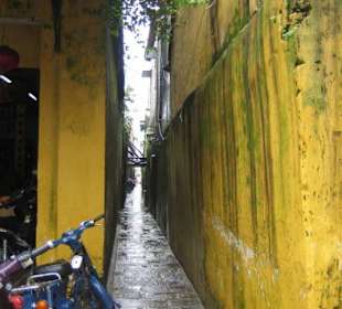 Straßenflucht in Hoi An