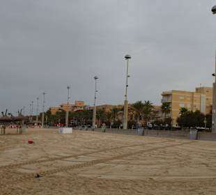 Strandabschnitt für freies Liegen