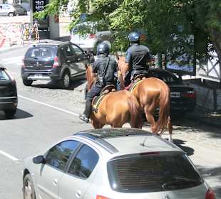 Die Polizei auf dem hohen Roß