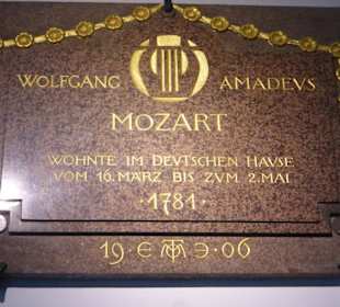 Mozart wohnte kurzfristig im Deutschordenshaus