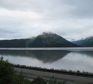 Erste Gletscher in Sicht