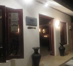 Restaurant Malli`s gegenüber des Hotels