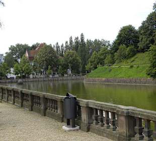 Blick zum Schlossgraben