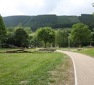 Entlang des Kurparks