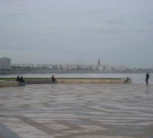 Ausblick von der Küste Casablancas