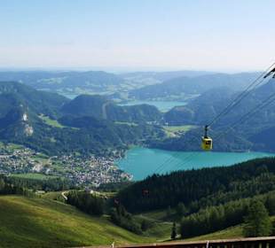 Vom Zwölferhorn Richtung Wolfgangsee