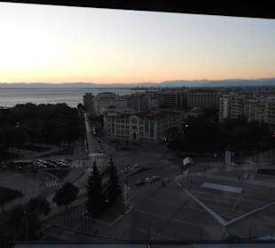 View to Beach of Thessaloniki by Trensator