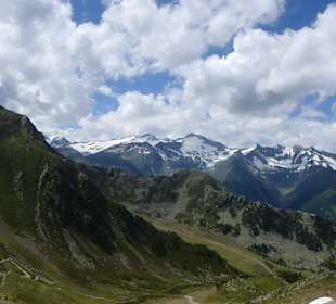 Panoramablick von der Bergstation Sonnklarlift
