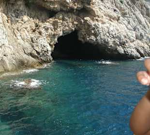 Felsenwand in Alanya
