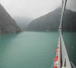 MS Zaandam befährt den Tracy Arm Fjord