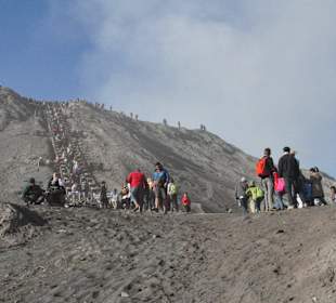 Die Treppe des Leidens am Bromo