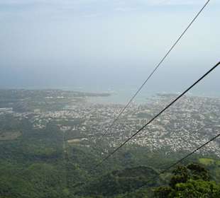 auf dem Berg in Puerto Plata