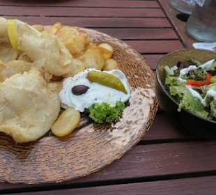 Am Kalamari-Tag bei Akropolis zur Krone (Sennfeld)