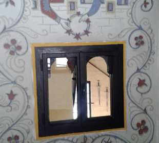 Liebevoll retauriertes Detail