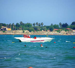 Vom Sunrise Richtung Side am Strand