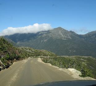 Straße zum Gipfel des Mount Washington