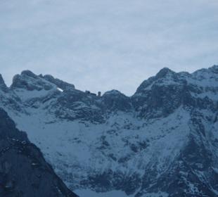 Die Karwendel-Bergstation mit der neuen "Röhre"