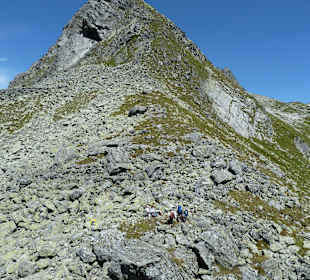 Gipfel oberhalb der Arlscharte