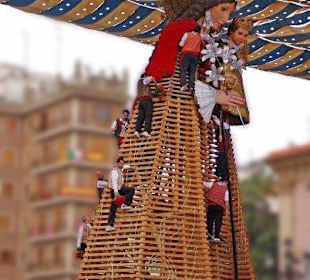 Fin de semana en fallas de valencia