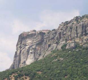 Blick zum Kloster Aghios Stefanos