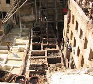 Gärber- und Färberviertel in Fes